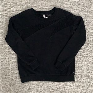 Fabletics Black Agon Pullover Crewneck